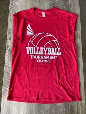 Spire Red Volleyball Tournament Champs Short Sleeve Tee